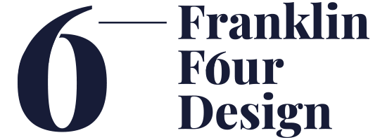 Franklin-Four-Design-Logo-Klein-Blau