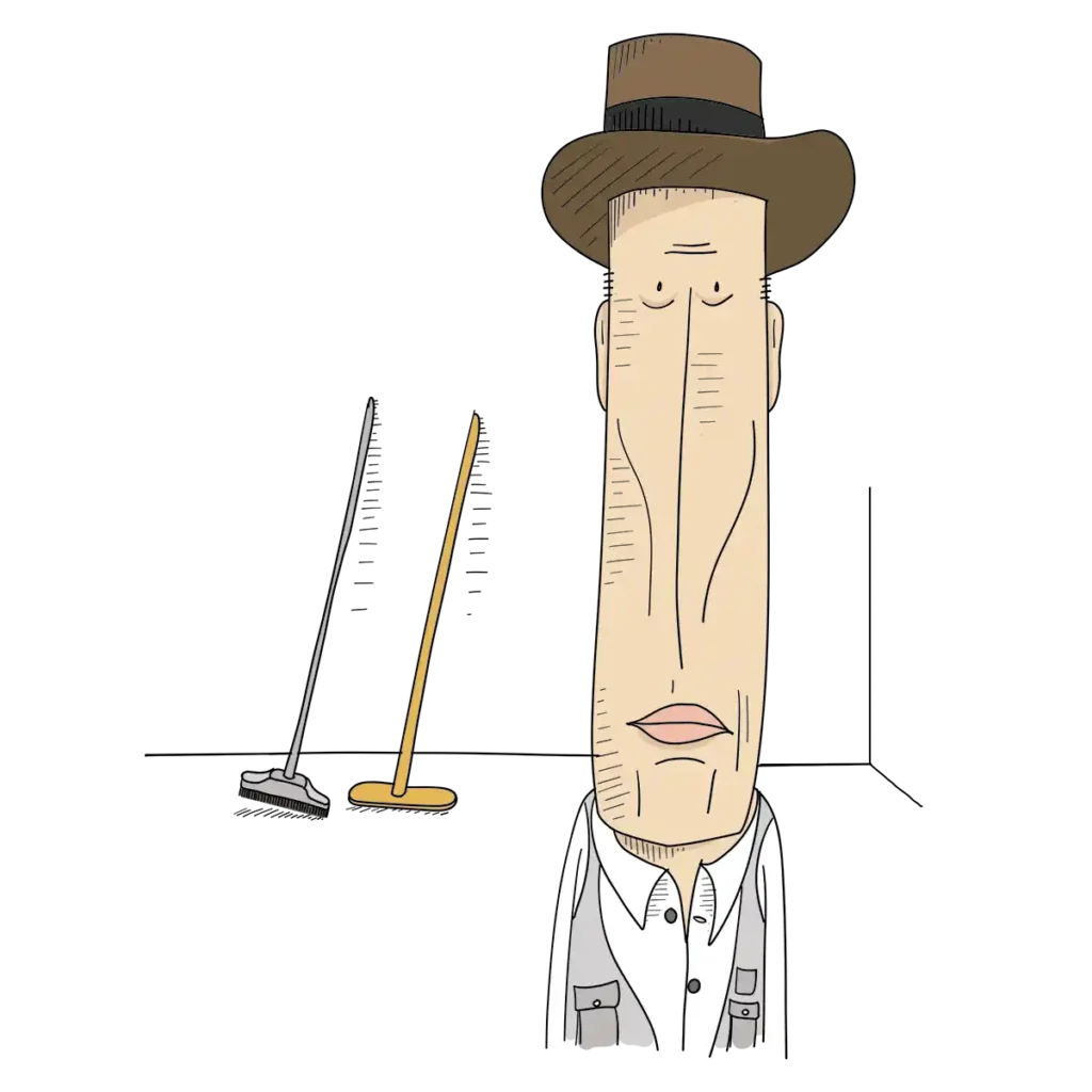 Joseph Beuys Illustration von André Sendel | Franklin Four Design