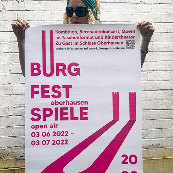 FranklinFourDesign-Poster-BurgfestspieleOberhausen-Sonja